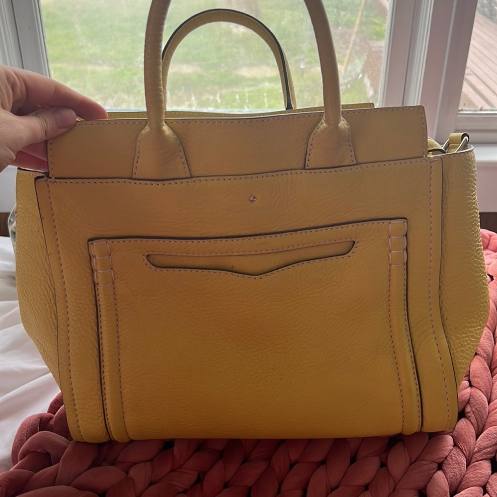 kate spade Yellow Leather Tote Bag